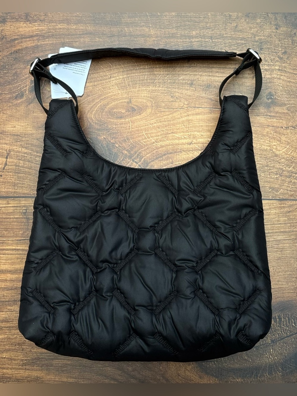 NWT Lululemon Quilty Pleasures Shoulder Bag Mini In Black - Picture 2 of 10